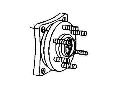 Dodge 4848716 HUB AND BEARING Brake