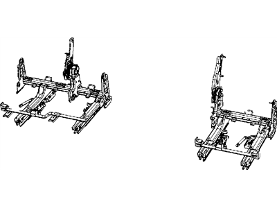 Dodge 68044739AA BASE AND RECLINER Seat