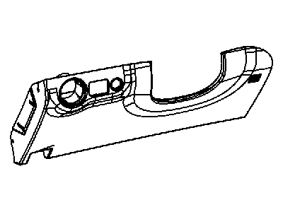Chrysler 1JN63HL1AE KNEEBLOCKER Steering Column Opening