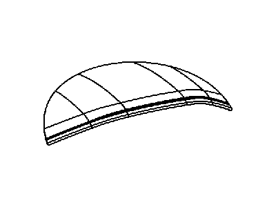 Chrysler 1VU83DX9AA BEZEL Hood