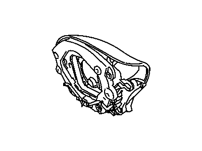 Mopar 68010423AA Air Bag Driver, Driver Side