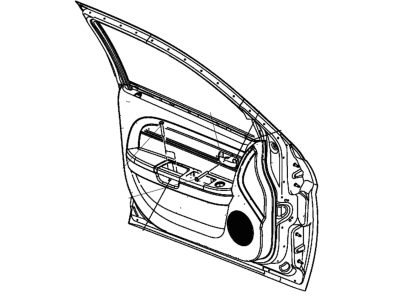 Chrysler 5KY821X9AA Panel - Front Door Trim