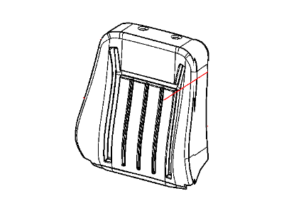 Chrysler 1NS66XT1AA COVER Front Seat Back
