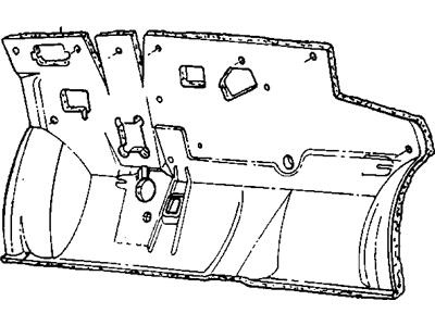 Dodge 4860246 SILENCER Dash Panel