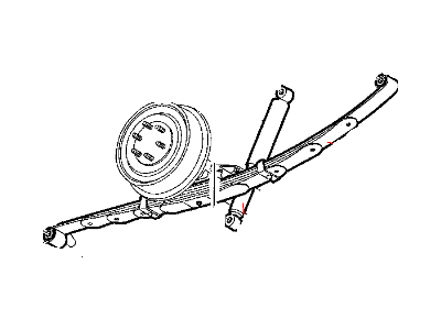 Dodge 52106830AI SPRING Rear Leaf
