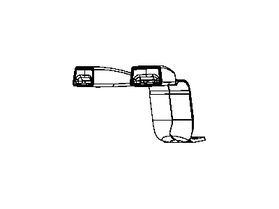 Dodge 1AN211X9AB BUCKLE ASSY BUCKLE ASSY-S/BELT