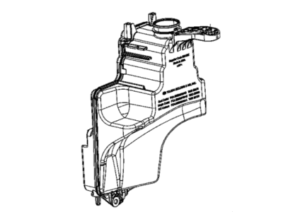 Jeep 68384283AB RESERVOIR Windshield Washer