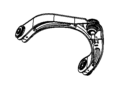 Mopar 68227900AB Upper Control Arm, Front Passenger Side