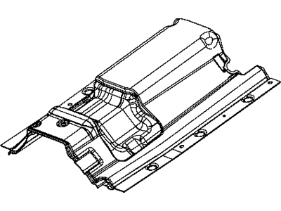 Mopar 68158212AC Shield Floor Pan