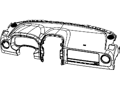 Jeep 1HM451DVAD COVER Instrument Panel