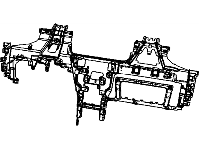Jeep 5028853AB REINFORCEMENT Instrument Panel
