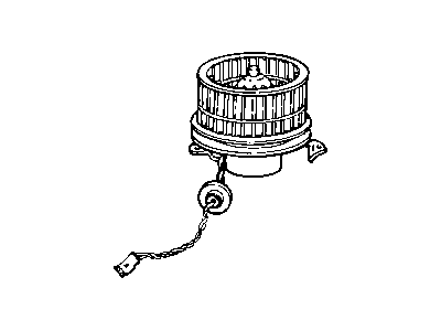 Dodge 4885148AC MOTOR Blower with Wheel