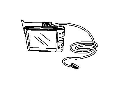Jeep 5191907AB MONITOR Back Up Camera