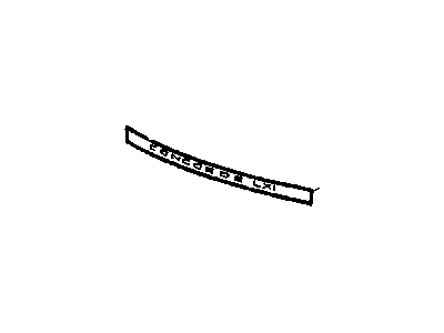 Dodge 4805281AB NAMEPLATE Decklid Concord