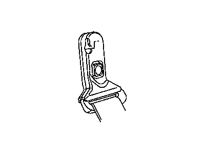 Dodge 5DW47XDVAC SEAT BELT Rear Outer