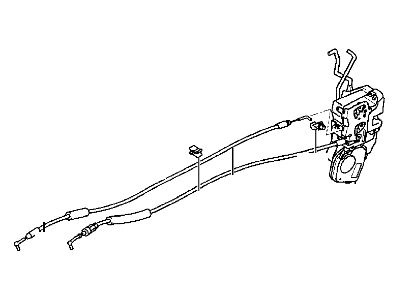 Chrysler MR970918 LATCH Front Door