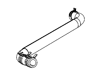 Dodge 55038126AA HOSE Heater Supply Includes: Clamps