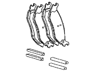 Jeep Wrangler Brake Pad - BHKH5695