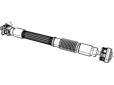 Jeep 52853317AB SHAFT Drive Front
