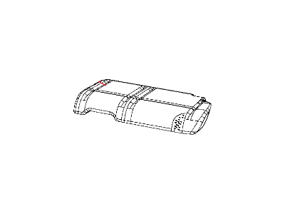 Dodge 1GZ271DOAA COVER Rear Seat Cushion 60% Cushion Cover