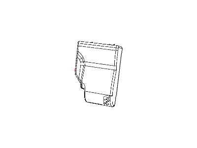 Dodge 1GZ261DBAA COVER Rear Seat Back 40% Seat Back Cover