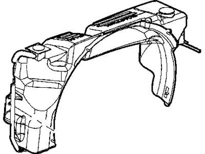 Dodge 5015533AB SHROUD MODULE Fan