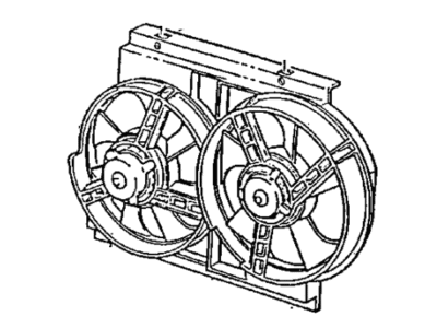 Chrysler New Yorker Fan Motor - 4546538