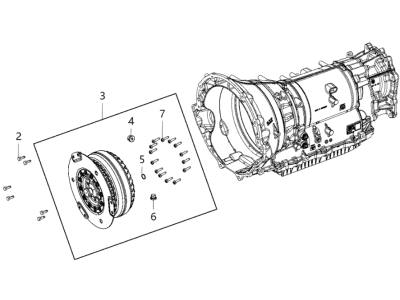 Dodge Challenger Torque Converter - 68432434AA