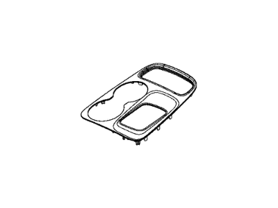 Dodge 6BR151X9AA BEZEL Gear Shift Indicator