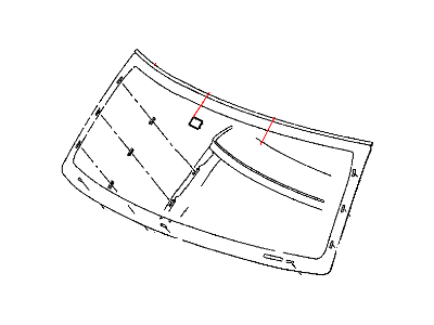 Jeep Commander Windshield - 5179221AA