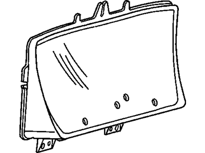 Dodge 5015331AA MASK AND LENS Instrument Cluster
