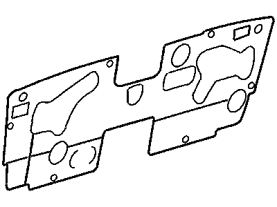 Dodge 5015332AA COVER Instrument Cluster