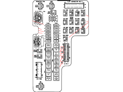 Mopar 4692083AB Power Distribution Center