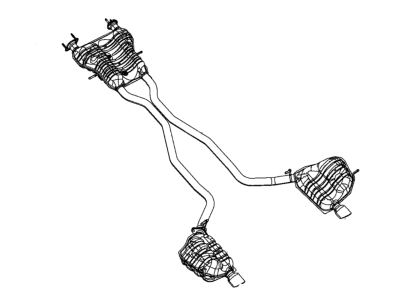 2015 Jeep Grand Cherokee Muffler - 68289194AA