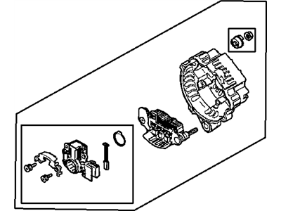 Chrysler MD619331 BRACKET Alternator Rear