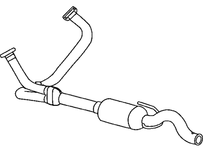2002 Dodge Dakota Catalytic Converter - 52103527AD