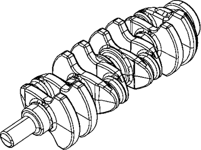 Dodge Caliber Crankshaft - 68001693AC