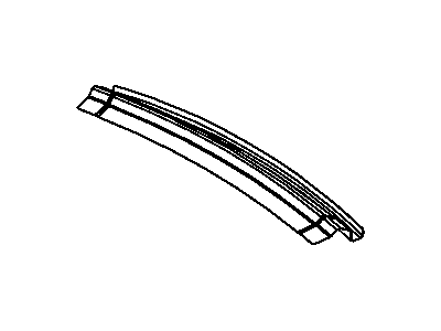 Chrysler 5008811AA REINFORCEMENT Shelf Panel Rear