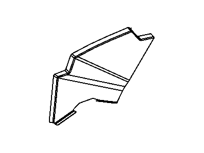 Chrysler 5008814AA SUPPORT Rear Shelf Panel