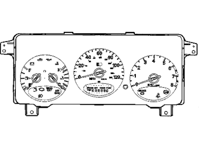 Chrysler PT Cruiser Instrument Cluster - 4671814AM