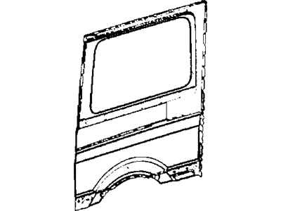 Dodge 68009169AA PANEL Body Side Rear