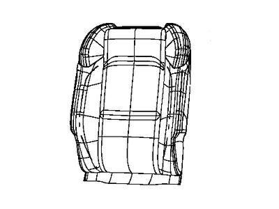 Jeep 6PU12NR3AG COVER Front Seat Back