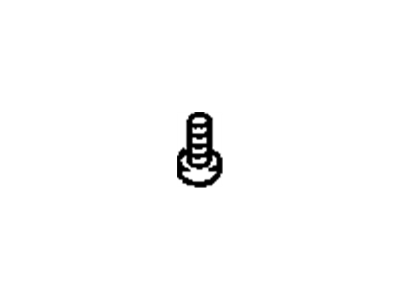 Chrysler MB259950 SCREW Air Bag Equipment 5x12