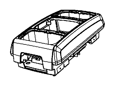 Dodge 1JC911D5AA TRAY Floor Console