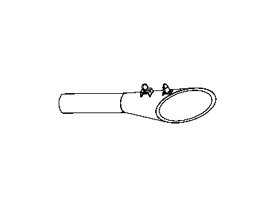 Jeep 68158775AA FUNNEL Fuel Tank Filler Tube