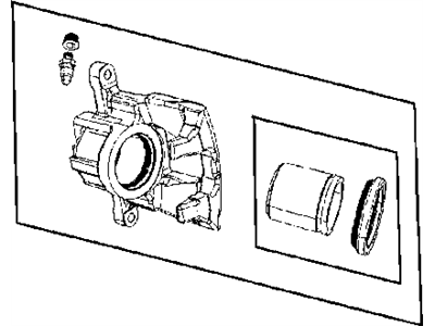 Jeep Wrangler Brake Caliper - R8003774AA