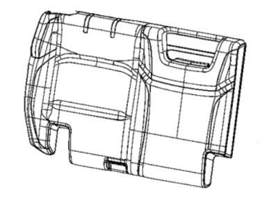 Jeep 7CH16LA3AA COVER Rear Seat Back Right