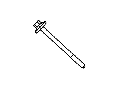 Jeep 6509246AA BOLT AND CONED WASHER Hex Head M6X1.00X81.00