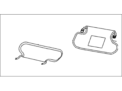 Dodge 1UL84DX9AB VISOR