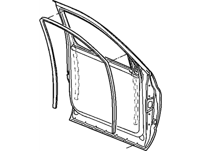 Mopar 55276180AD Seal Glass Running Front